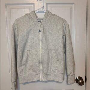 Athleta Girl Gray Zip-Up Hoodie